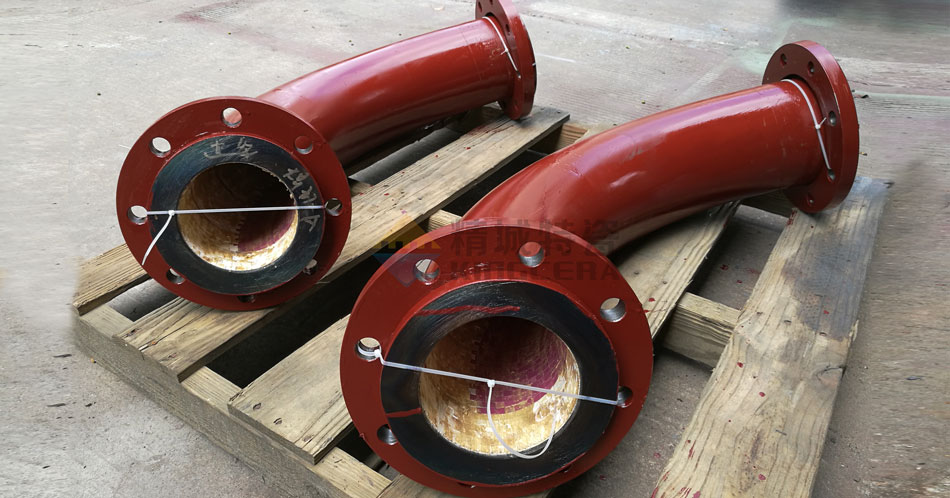 陶瓷貼片耐磨彎頭